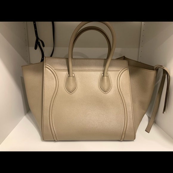 Celine Phantom Luggage Tote in Nude/Tan - Picture 3 of 5